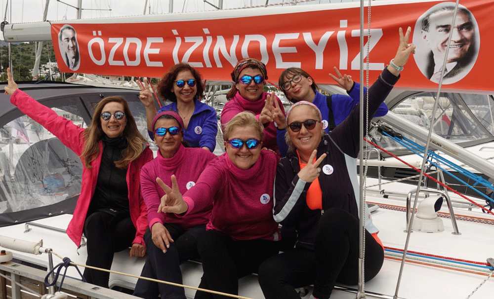   Deniz tutkunu 3 kadın barış için Bodrum’dan Samsun’a yelken açıyor