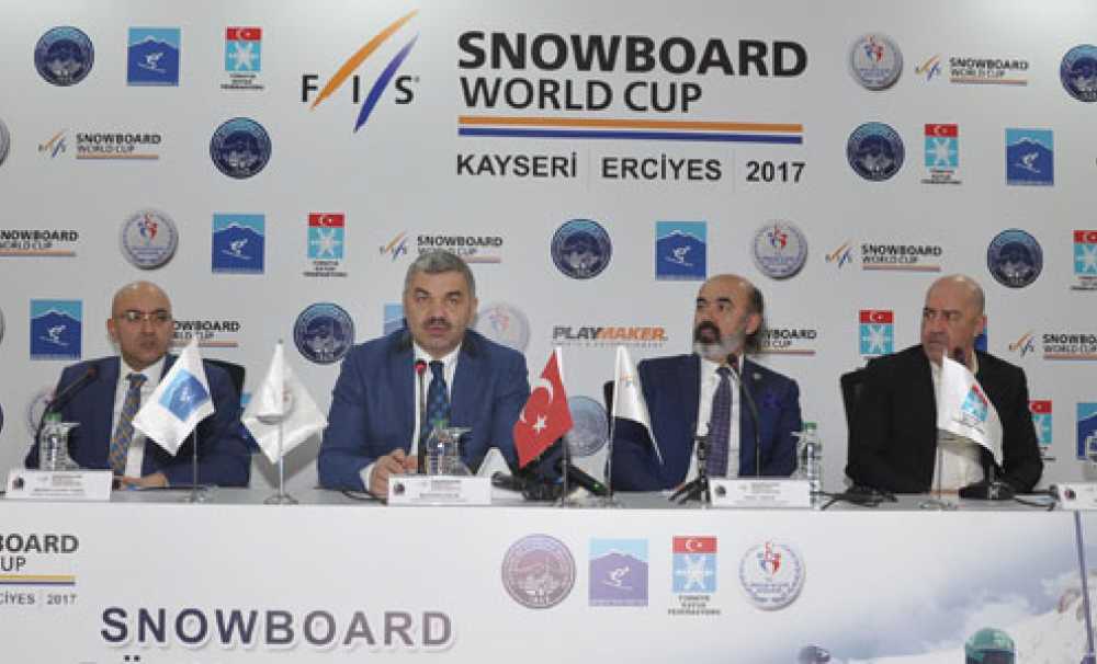 Dünyanın En İyi 120 Snowboard Sporcusu Şampiyonluk için bir kez daha Erciyes’te