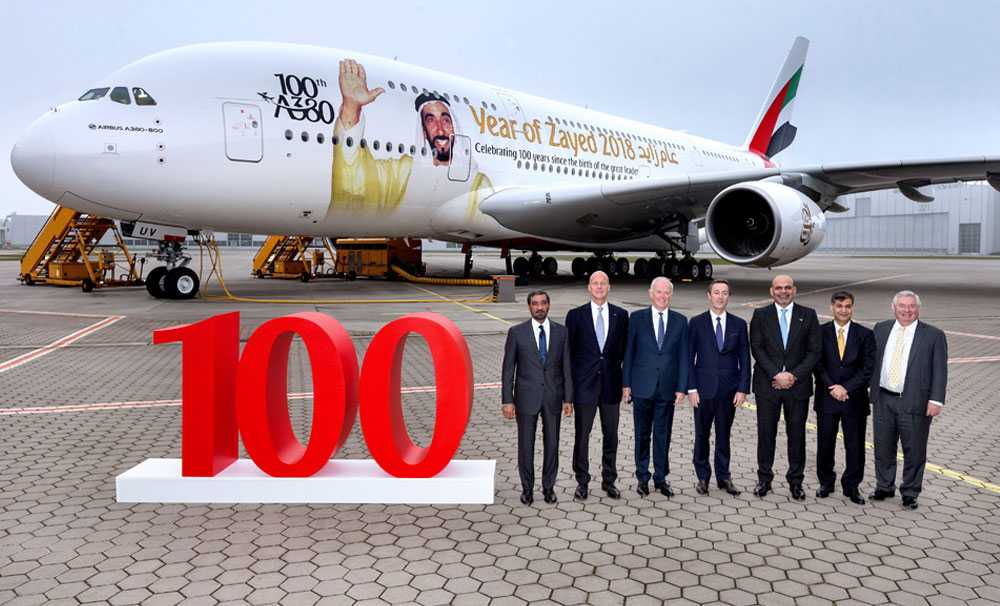 Emirates’in 100. A380 Uçağı Filoya Katıldı 